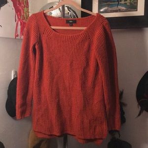 Burnt Orange oversized sweater